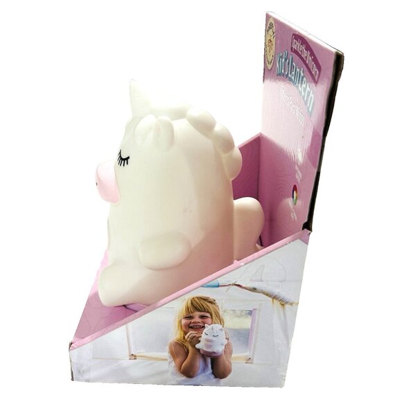 NEW! Firefly Unicorn Indoor Outdoor Lantern Kids LED Multicolor Nightlight Camp - Picture 2 of 6
